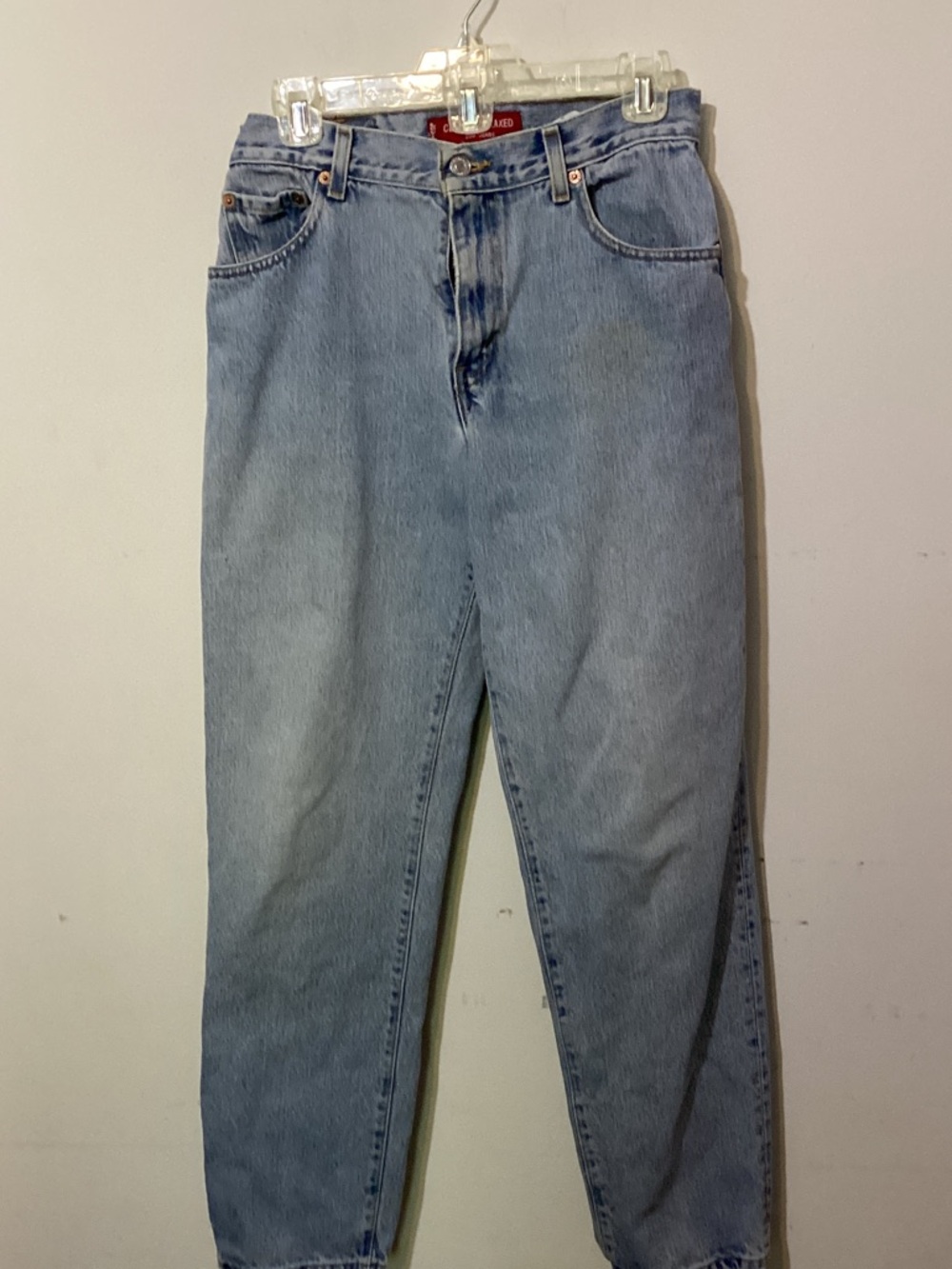 Vintage Levi’s 550 Classic Relaxed Tapered Leg Jeans Light Wash Y2K 2003 8 Med - Picture 2 of 12